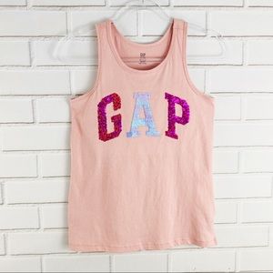 Gap Kids Logo Flippy Sequin Tank